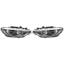 2016-2019 BMW 3-serie F30 320i, 330i, 340i Sedan (uden M Sport/xDrive) (uden AFS, europæisk version) Venstre+Højre Forlygter 63117419629 63117419630 Generisk