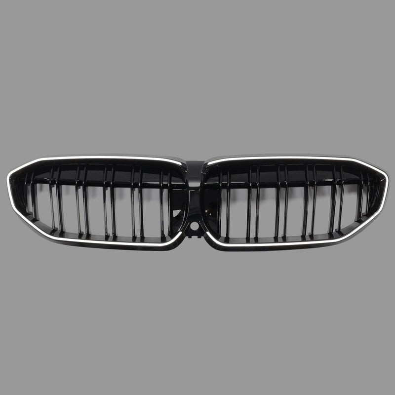2019–2022 BMW 3 Series G20 DoubleLame Renal Grille, negro, 51138072085