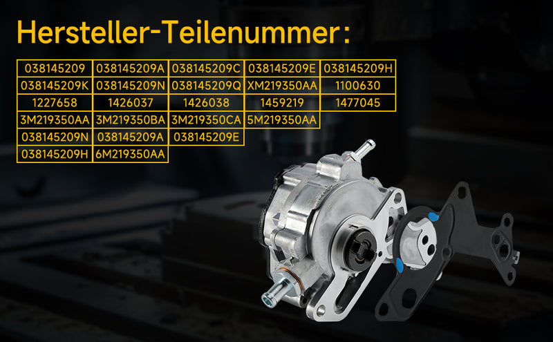 Bomba de vacío 038145209 para Audi A2 A3 A4 A6 2000-2010 1.4 TDI/1.9 TDI/2.0 TDI