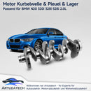 02/2012 - 06/2015 BMW 3er Touring F31 Motor Kurbelwelle & Pleuel & Lager 11217640165 11247624616