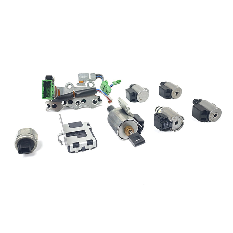 2010–2015 Lancer – L4 2,0 l, 2,4 l CVT FWD (F1C1A, 2800A109) CVT-Getriebe-Magnetventil-Kit JF011 Ein Sensor