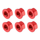 Pinjongmuttersett M10x1,25 rød for Yamaha YZF-R1 98-14, R3 15-18, YZF-R6 03-21