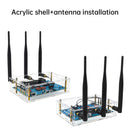 BananaPi Openwrtone Shell Acryl Transparent Schutzhülle Externe Antenne