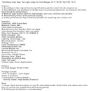 2012–2021 Ford Ranger T6 T7 T8 PX1 PX2 PX3 LED Black Flear Lamp Lamp