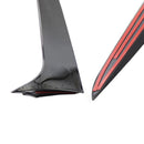 2011–2017 BMW X3 F25 schwarz glänzend Paar Heckscheibe Seitenflügel Spoiler