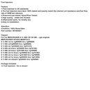 MERCRUISER 8.1L 496 CID V8 GM - Benzinmotoren Einspritzdüsen 881693001 Generisch