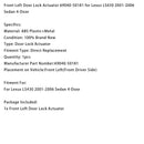 2001-2006 Lexus LS430 Sedan 4-dørs låseaktuator 69040-50181 Generisk