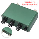 Shortwave amplifier frequency range 3-30 MHz adjustable gain 0-30 dB