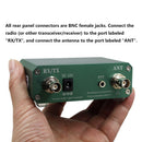 Shortwave amplifier frequency range 3-30 MHz adjustable gain 0-30 dB