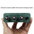 Shortwave amplifier frequency range 3-30 MHz adjustable gain 0-30 dB
