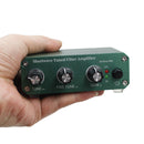 Shortwave amplifier frequency range 3-30 MHz adjustable gain 0-30 dB