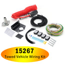Trailer wiring kit 6 to 7 way connector for Roadmaster 15267