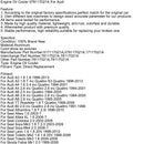1996-2013 Audi A3 1.6 1.8 Motorölkühler 017117021A 078117021A Generisch