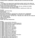 2012-2016 Mercedes Benz GL X166 Statecznik reflektora 166-900-28-00 A166 900 28 00 Generic