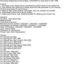 2001-2012 Renault Clio II Dachantenne Dichtung Basis 1J0035350 1U0035849 Generisch