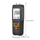 As511B High Precision Digital Differential Pressure Gauge -206.8~206.8 Kpa