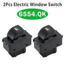 2008-2018 Passenger side Citroën Berlingo MPV 2 pieces Electric window switch 6554.QK 649000 Generic