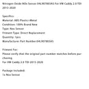 2015-2020 VW Caddy 2.0 TDI nitrogenoxid NOx-sensor 04L907805AS generisk