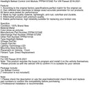 2016-2021 VW Passat ajovalojen painolastin ohjausyksikkö moduuli 7PP941572AE 7PP941572E yleinen