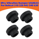 Bobcat gravemaskin 322 4 deler vibrasjonsdemper 6560633 Generisk