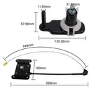 2012- Passenger Side Ford Transit Custom Spare Wheel Winch Mount with Mounting Plate 1898025 2376789 Generic