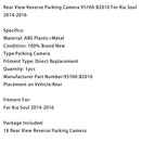 2014-2016 Kia Soul Rear View Camera 95760-B2010 Generic