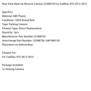 Câmera 2013-2015 de opinião traseira de Cadillac XTS 23388750 GM1960130 genérica