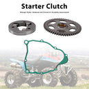 1983-1986 Yamaha YTM200D Tri-Moto 225 One Way Starter Koblingssæt 4BD-15451-01 4BD-15451-00 Generisk