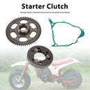 1981-1982 Yamaha SR125 One Way Starter Clutchsett 4BE-15451-00 4BE-15451-01 Generisk