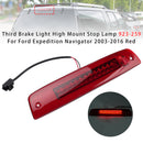 2003-2016 Lincoln Navigator Third Brake Light High Mount Stop Lamp Red 2L1Z13A613AA 2L1Z13A613AB Generic