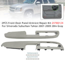 2007-2009 Cadillac Escalade 2 Front Door Panel Armrest Repair Kit Part Number 25780116 25780124 Generic