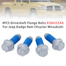 2001 Dodge 2003 4pcs Drive Shaft Flange Bolts 6506233AA 6506497AA 13864 Generic