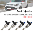 2018-2020 Hyundai Accent 1,6L 4stk drivstoffinjektor 35310-2B150 353102B150 Generisk