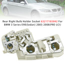 2005-2008 BMW 3 Series E90 (Sedan) (before facelift) Rear Right Bulb Holder Socket 63217183842 63216937476 Generic