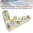 2005-2008 BMW 3er E90 (Limousine) (vor Facelift) Hintere Rechts Birnenhalter Steckdose 63216937474 Generic
