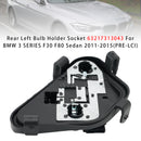2011-2015 BMW 3er F30 F80 Limousine (vor Facelift) Hintere Links Birnenhalter Steckdose 63217313043 Generic