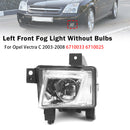 2003-2005 Opel Signum Left Front Fog Light 6710025 93172403 Generic