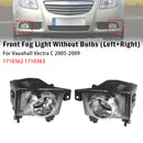 2005-2009 Vauxhall Vectra C Pair främre dimljus 1710362 1710363 Generic