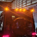 2019-2023 Mercedes Benz G-Class W464 W463A mit 5 LED-Leuchten Carbon Fiber Rear Roof Spoiler Wing Generic