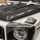 2025 Mercedes Benz G-Class W465 + Carbon Fiber Shark Style Front Hood Panel Generic