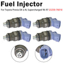 1996-1997 Toyota Previa DX 2.4L Supercharged 4pcs Fuel Injector 23250-76010 FJ181 Generic