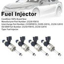 2019-2021 Toyota Avalon 2.5L Gas/Hybrid 4Stück Einspritzdüse 23250-F0010 23250F0010 Generic