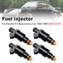 1983-1988 Porsche 944 Base 2.5L SOHC NA 4Stück Einspritzdüse 0280150158 832-12101 Generic