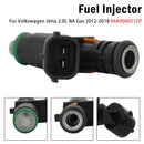 2012-2018 Volkswagen Jetta 2.0L NA Gas 1Stück Einspritzdüse 06A906031CP Generic