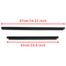 2009-2013 Toyota Corolla 4pcs Interior Door Window Glass Seal Strips 68171-12340 68172-12260 Generic