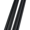 2009-2013 Toyota Corolla 4pcs Interior Door Window Glass Seal Strips 68171-12340 68172-12260 Generic