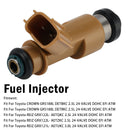 Toyota REIZ GRX122L-AETZKC 2.5L 24-VENTILER DOHC EFI ATM 1 st insprutningsmunstycke 23250-0P050 23209-0P050 Generic