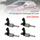 2015-2018 Ford Edge 2.0L 4pcs Injector Nozzle 0261500226 0261500365 Generic
