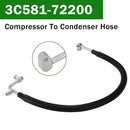 Kubota Tractors M9540HDC-1 (Hydraulic shuttle, 4WD/Cab/Interim Tier III) 3C581-72200 Compressor condenser hose 3C581-72232 Generic