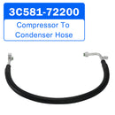 Kubota Tractors M8540FC (Two Wheel Drive/Cab) 3C581-72200 Compressor Condenser Hose 3C581-72232 Generic